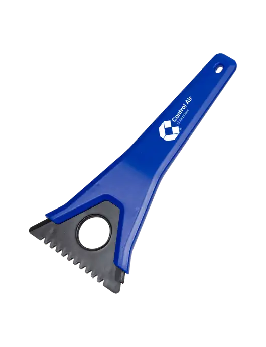 TriBlade Blue Windshield Scraper w/Control Air Enterprises Logo
