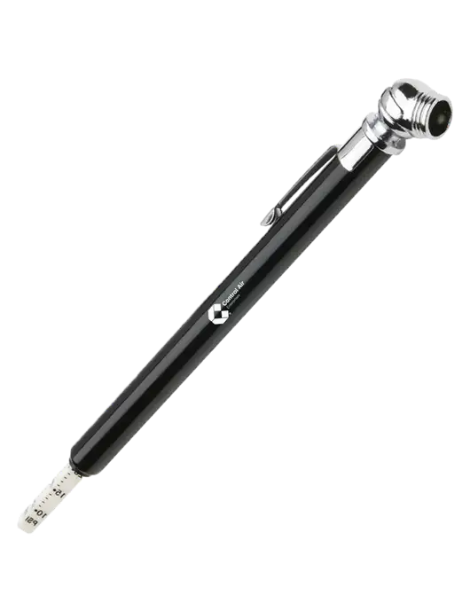 Quick View Black Tire Gauge w/Control Air Enterprises Logo