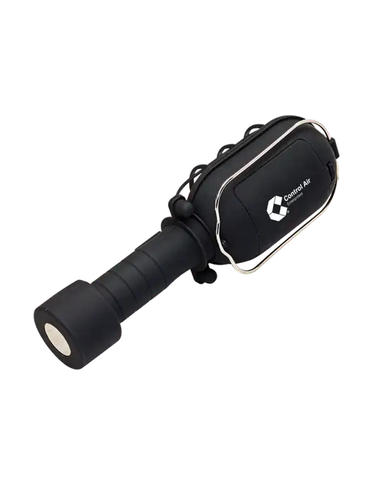 Black Magnum Worklight w/Control Air Enterprises Logo