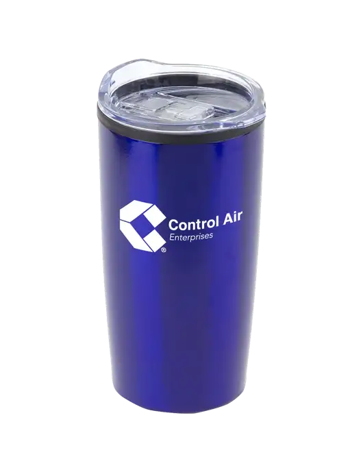 Olympus Blue 20 oz Tumbler w/Control Air Enterprises Logo