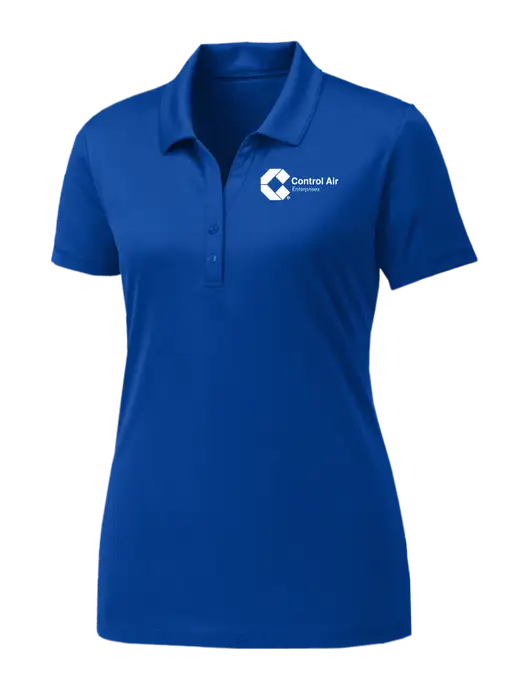 Womens Royal PosiCharge Competitor Polo w/Control Air Enterprises Logo