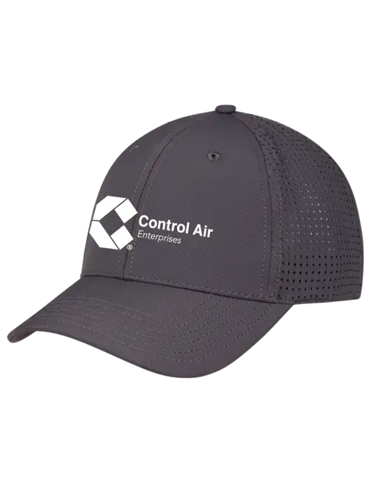 Charcoal Performance Stretchable Cap Hook & Loop w/Control Air Enterprises Logo