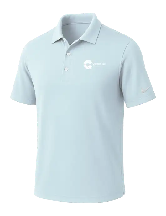 NIKE Very Light Blue Dri-Fit Micro Pique Polo w/Control Air Enterprises Logo