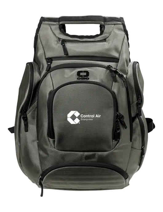 OGIO Medium Grey Metro Ballistic Laptop Backpack w/Control Air Enterprises Logo