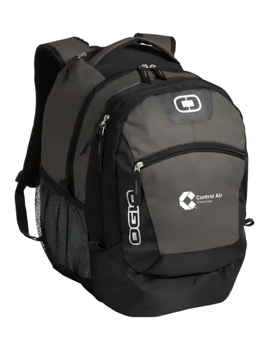 OGIO Grey Rogue Pack
 w/Control Air Enterprises Logo