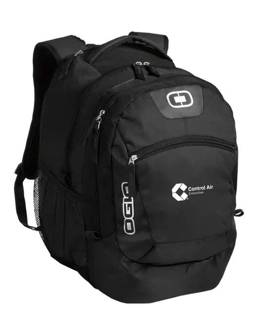 OGIO Black Rogue Pack
 w/Control Air Enterprises Logo
