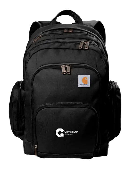 Carhartt Black Foundry Series Pro Backpack w/Control Air Enterprises Logo