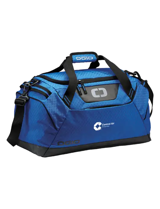 OGIO Royal Blue Catalyst Duffle
 w/Control Air Enterprises Logo
