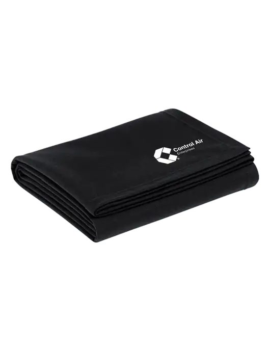 Recycled Black Blanket w/Control Air Enterprises Logo