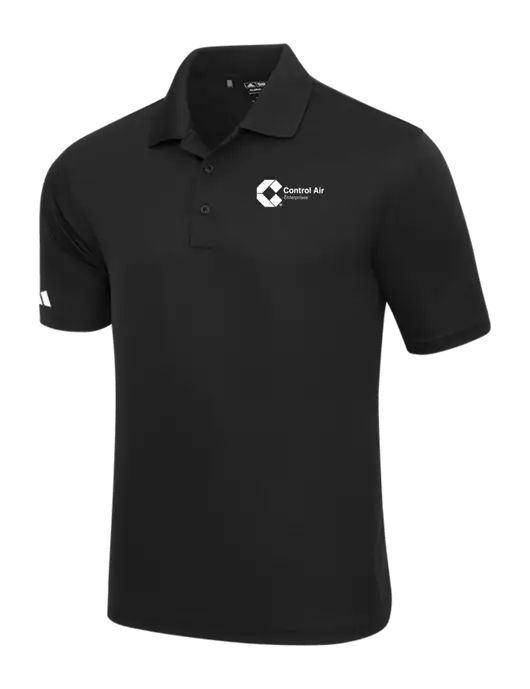 Adidas Black Basic Sport Polo w/Control Air Enterprises Logo