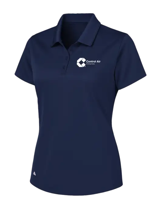 Adidas Navy Womens Basic Sport Polo w/Control Air Enterprises Logo