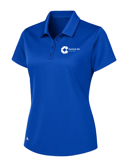 Adidas Royal Womens Basic Sport Polo w/Control Air Enterprises Logo