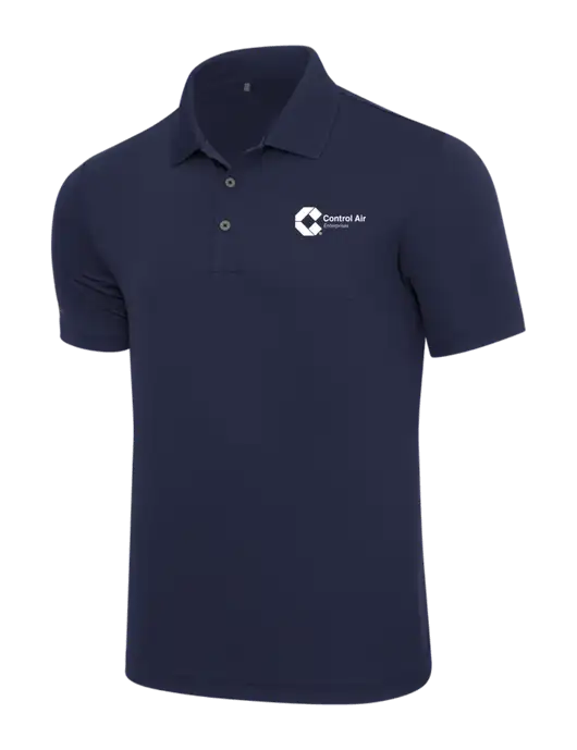 Adidas Navy Performance Polo w/Control Air Enterprises Logo