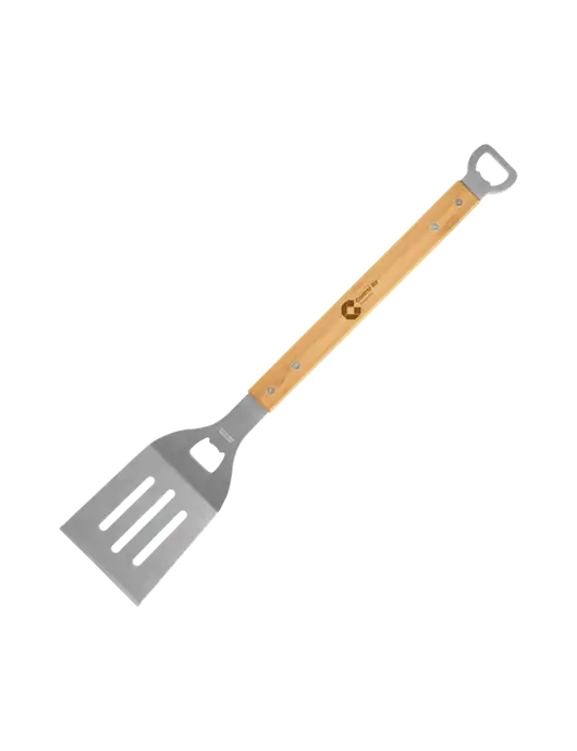 Bamboo BBQ Spatula w/Control Air Enterprises Logo