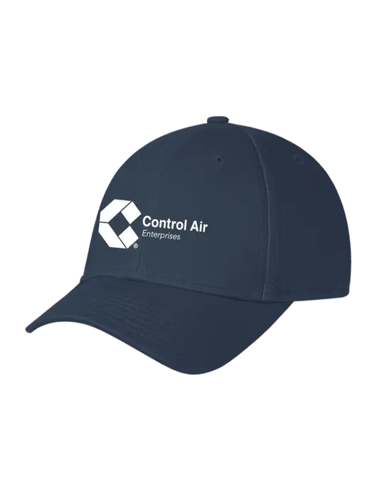 Navy Structured Cap Hook & Loop w/Control Air Enterprises Logo