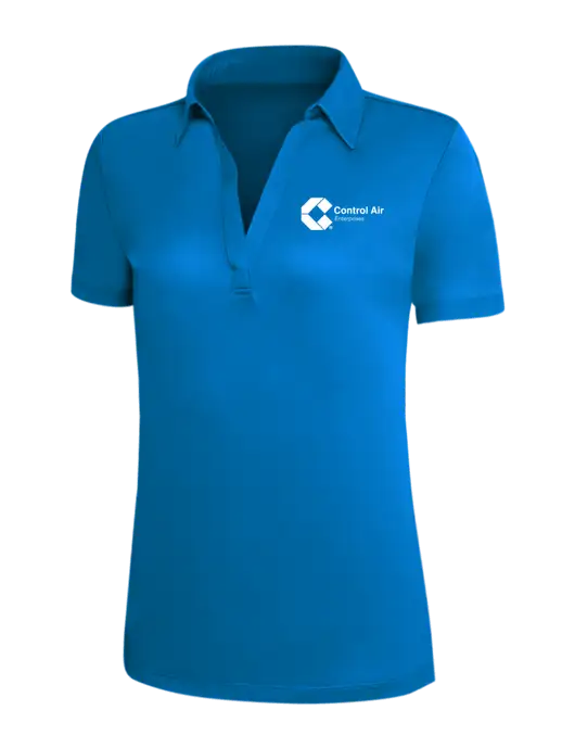 Royal Blue Silk Touch Womens Performance Polo w/Control Air Enterprises Logo