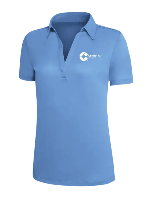 Carolina Blue Silk Touch Womens Performance Polo w/Control Air Enterprises Logo