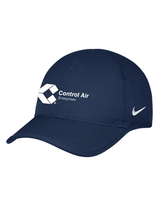 Nike Navy Featherlight Cap w/Control Air Enterprises Logo