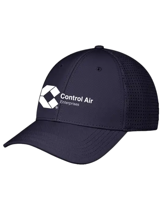 Navy Performance Stretchable Cap Hook & Loop w/Control Air Enterprises Logo
