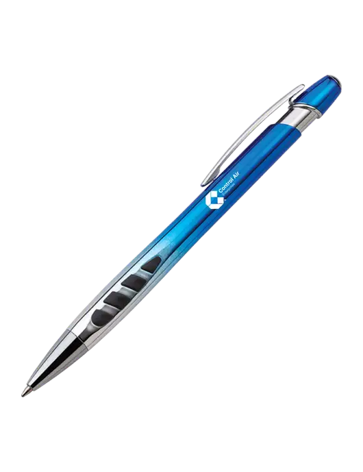 Zenith Blue Ballpoint Pen - Blue ink w/Control Air Enterprises Logo