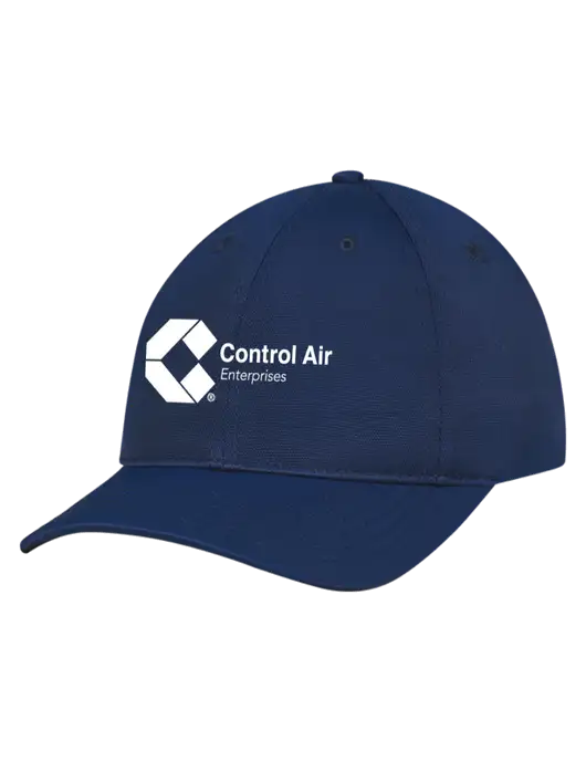 Navy Nylon Twill Performance Cap w/Control Air Enterprises Logo