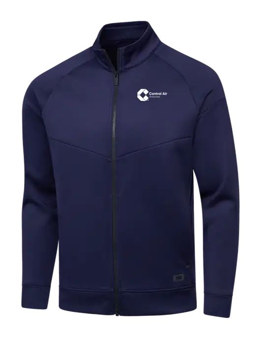 OGIO Navy Endurance Modern Performance Full-Zip w/Control Air Enterprises Logo