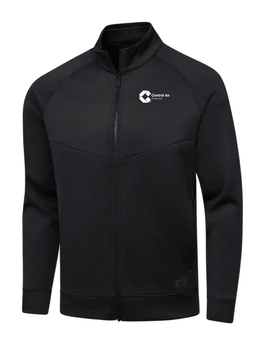 OGIO Black Endurance Modern Performance Full-Zip w/Control Air Enterprises Logo