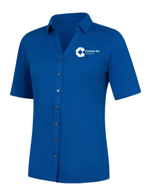 Womens Royal City Stretch Top w/Control Air Enterprises Logo