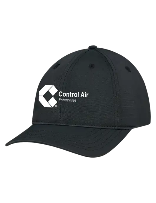 Black Nylon Twill Performance Cap w/Control Air Enterprises Logo