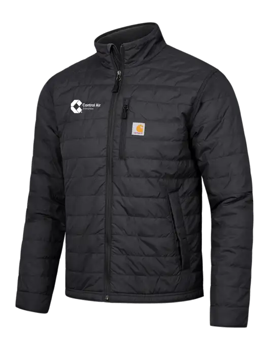 Carhartt Black Gilliam Jacket w/Control Air Enterprises Logo