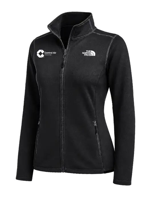 The North Face Womens Black Skyline Full-Zip Fleece Jacket w/Control Air Enterprises Logo