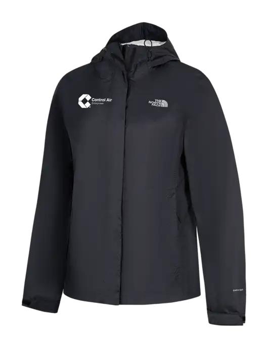 The North Face Womens Black DryVent Rain Jacket w/Control Air Enterprises Logo