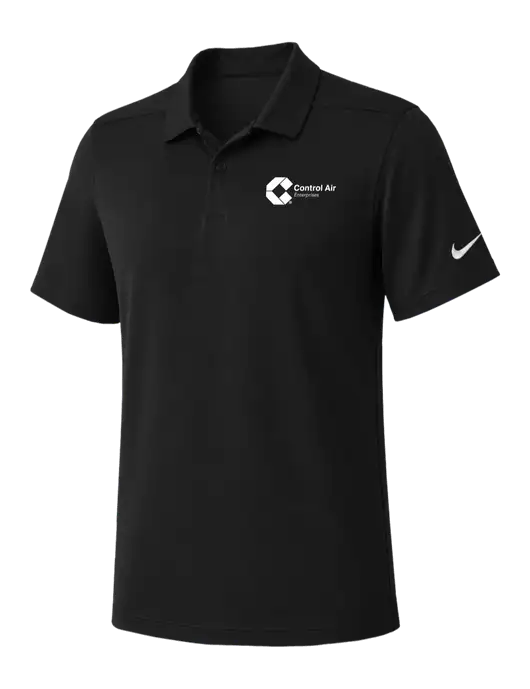 Nike Black Dry Essential Solid Polo w/Control Air Enterprises Logo