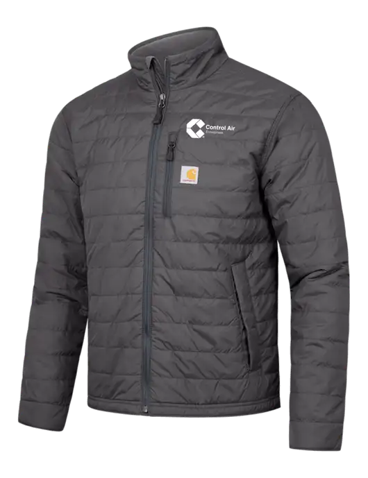 Carhartt Dark Grey Gilliam Jacket w/Control Air Enterprises Logo
