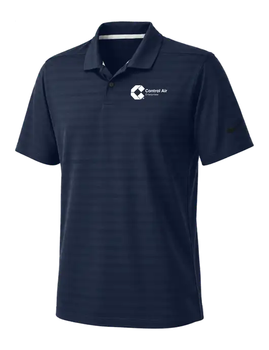Nike Navy Dri-FIT Vapor Jacquard Polo w/Control Air Enterprises Logo
