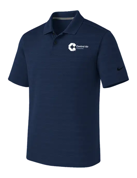 Nike Navy Dri-FIT Vapor Jacquard Polo w/Control Air Enterprises Logo