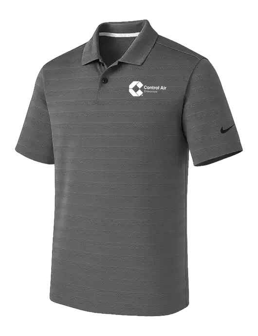 Nike Dark Medium Grey Dri-FIT Vapor Jacquard Polo w/Control Air Enterprises Logo