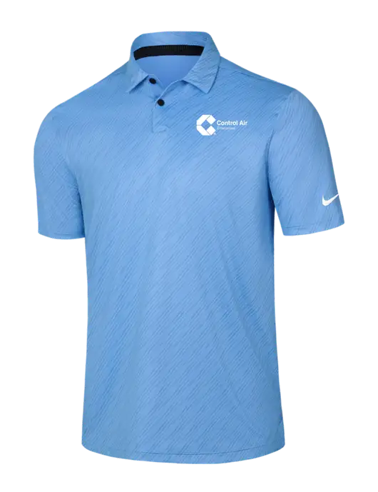 Nike Light Blue Vapor Dash Polo w/Control Air Enterprises Logo