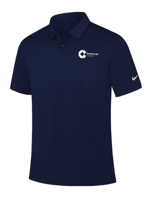 Nike Navy Dry Essential Solid Polo w/Control Air Enterprises Logo