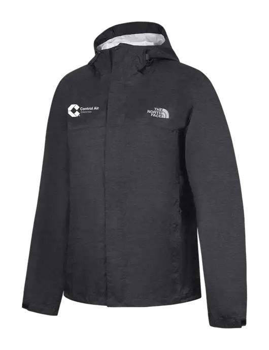 The North Face Dark Grey Heather DryVent Rain Jacket w/Control Air Enterprises Logo