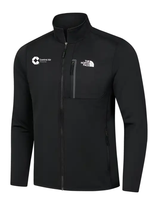 North Face Black Skyline Full-Zip Fleece Jacket w/Control Air Enterprises Logo