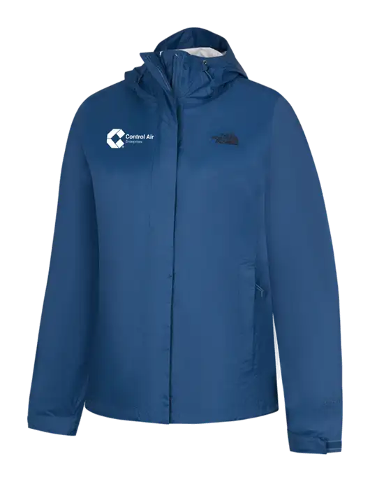 The North Face Womens Navy DryVent Rain Jacket w/Control Air Enterprises Logo
