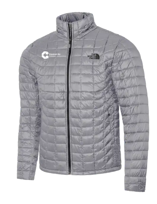 North Face Medium Grey ThermoBall Trekker Jacket w/Control Air Enterprises Logo