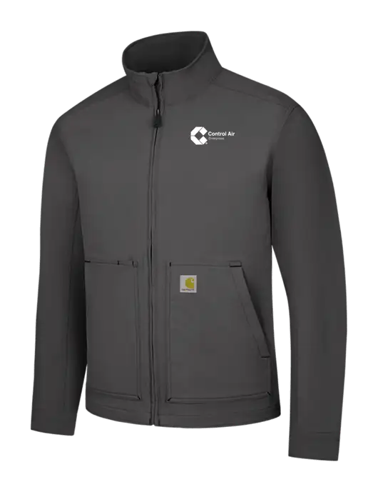 Carhartt Dark Grey Super Dux Soft Shell Jacket w/Control Air Enterprises Logo