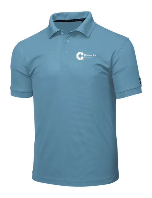 OGIO Light Slate Blue Caliber 2.0 Polo w/Control Air Enterprises Logo