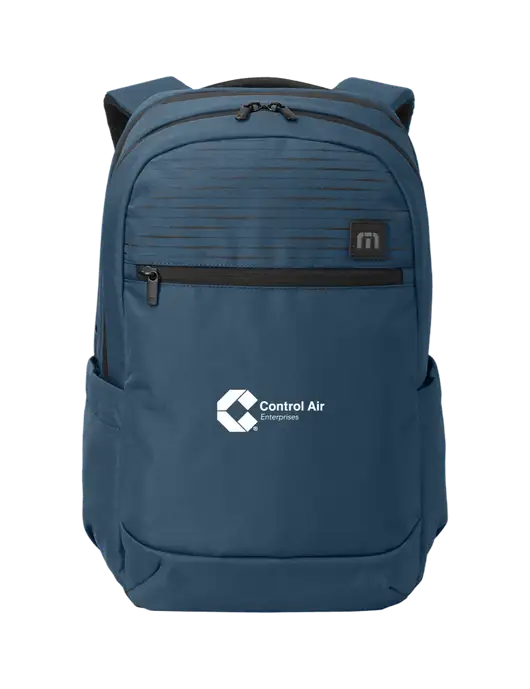 TravisMathew Light Navy Approach Backpack w/Control Air Enterprises Logo