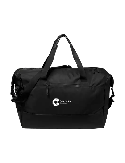Mercer+Mettle Black Weekender Duffel w/Control Air Enterprises Logo