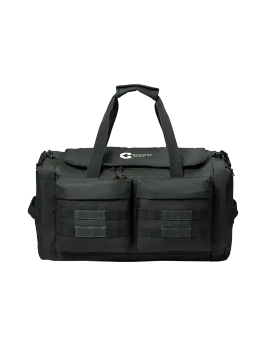 CornerStone Charcoal Grey Tactical Duffel w/Control Air Enterprises Logo