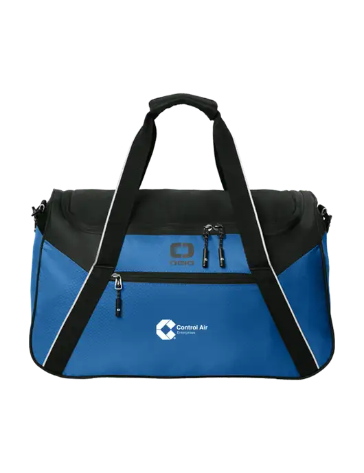 OGIO Light Navy/Black Inception Duffel w/Control Air Enterprises Logo