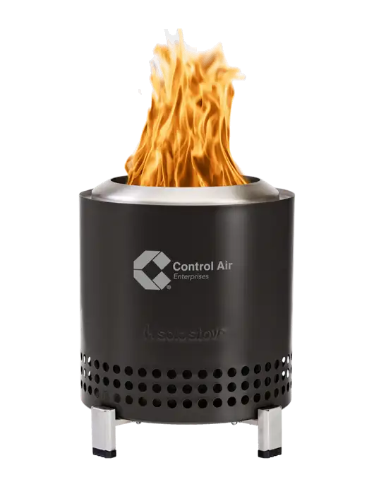 Solo Stove Black Mesa XL w/Control Air Enterprises Logo